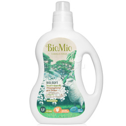 Экологичный кондиционер для белья BioMio 1500 мл. с эфирным маслом эвкалипта и экстрактом хлопка (концетрат)