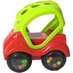 Машинка-неразбивайка Baby Trend Зелено-красная