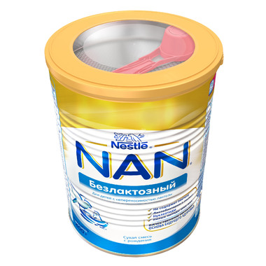 Молочная смесь Nestle NAN Безлактозный 400 гр с 0 мес 1