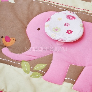 Комплект детского постельного белья Giovanni Shapito 7 предметов Pink Zoo 8