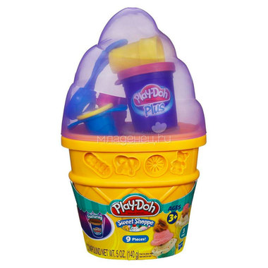 Набор для лепки Play-Doh Контейнер с мороженным 1