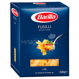 Паста Barilla короткая 500 гр Фузилли