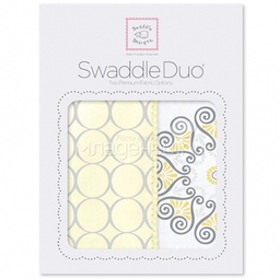 Набор пеленок SwaddleDesigns Swaddle Duo Yellow Mod Medallion