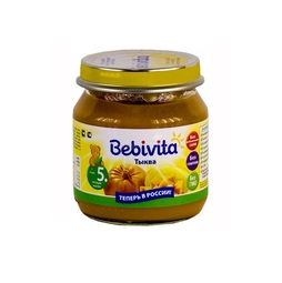 Пюре Bebivita овощное 100 гр Тыква (с 6 мес)
