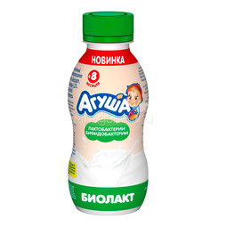 Напиток кисломолочный Агуша Биолакт с 8 мес