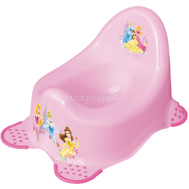 Горшок детский ОКТ Disney Принцессы розовый (нескользящие ножки) 0