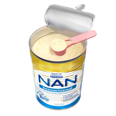 Молочная смесь Nestle NAN Безлактозный 400 гр с 0 мес 3