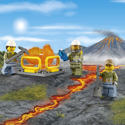 Конструктор LEGO City 60122 Вездеход исследователей вулканов