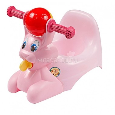 Горшок-игрушка Little Angel Зайчик (розовый) 0