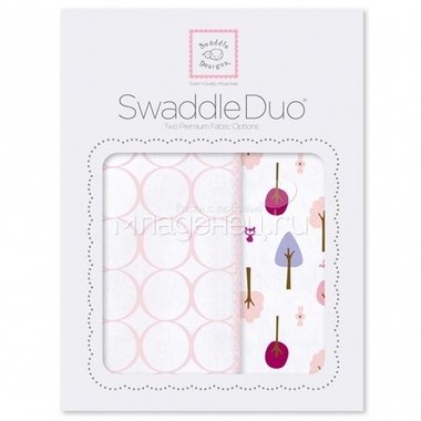 Набор пеленок SwaddleDesigns Swaddle Duo PP Cute & Wild 0