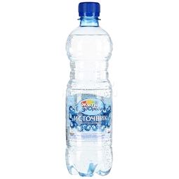 Вода питьевая Источник здоровой жизни Негазированная 0,6 л (пластик)