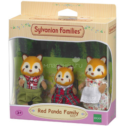 Игровой набор Sylvanian Families Семья Красных панд 3 фигурки