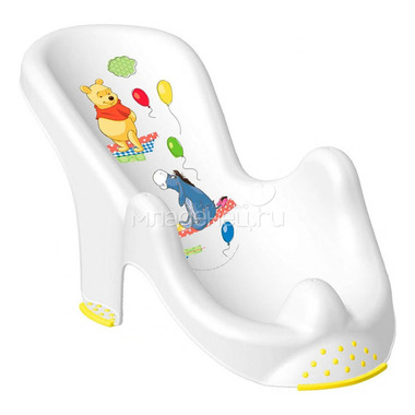 Кресло-горка в ванну ОКТ Disney Винни Пух нескользящие ножки 0