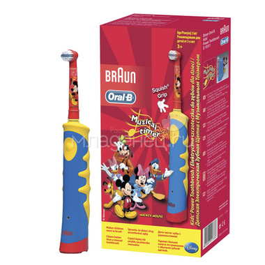 Зубная щетка электрическая Oral-B Mickey for Kids (с 3-х лет) 0