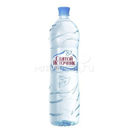 Вода минеральная Святой Источник 1,5 л. Негазированная 1,5 л (пластик)
