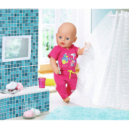 Набор для кукол Zapf Creation Baby Born Пижама зубная щетка и стаканчик