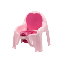 Горшок-стульчик Пластик Цвет - розовый 1528М