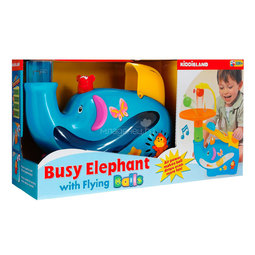 Развивающая игрушка Kiddieland Забавный слон с шарами