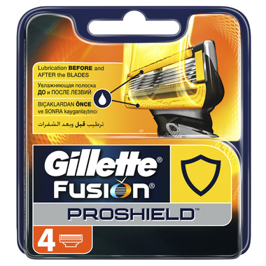 Сменные кассеты для бритья Gillette Fusion ProShield 4 шт 0