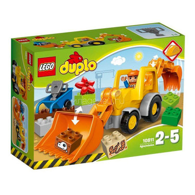 Конструктор LEGO Duplo 10811 Экскаватор-погрузчик 0