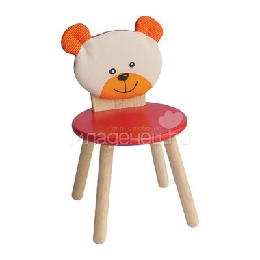 Стульчик I`m Toy Красный Медвежонок 0
