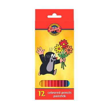 Набор карандашей цветных KOH-I-NOOR КРОТ 12 цветов 0