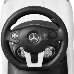 Каталка-автомобиль RT Mercedes-Benz с музыкой Белый