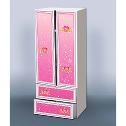 Шкаф Кроватка5 с ящиками Принцесса