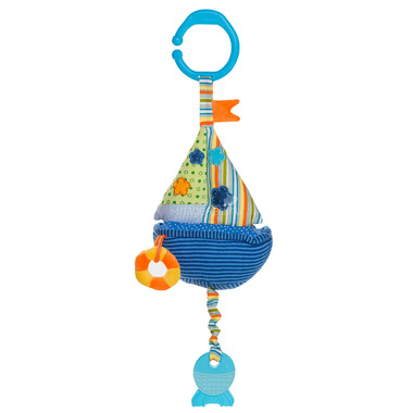 Игрушка-пищалка BabyOno Кораблик со звуком воды 0