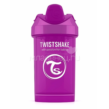 Поильник Twistshake Crawler Cup 300 мл (с 8 мес) фиолетовый 0