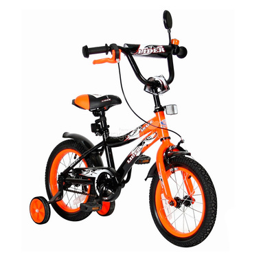 Велосипед двухколесный Velolider 14" Lider Shark 14A-1487 Оранжевый/Черный 1