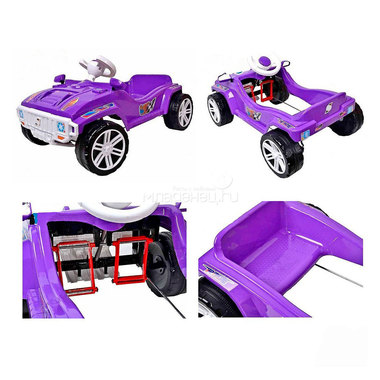 Машина педальная RT Race Maxi ОР792 Formula 1 Фиолетовая 2