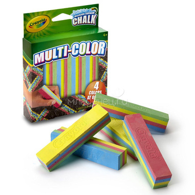 Мел Crayola Для асфальта многоцветный 1