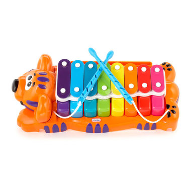 Игрушка Little Tikes Пианино-ксилофон Музыкальный тигр 2в1 0