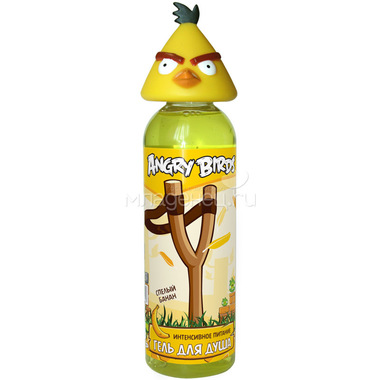 Гель для душа Angry Birds 200 мл Интенсивное питание (жёлтая птица) 0