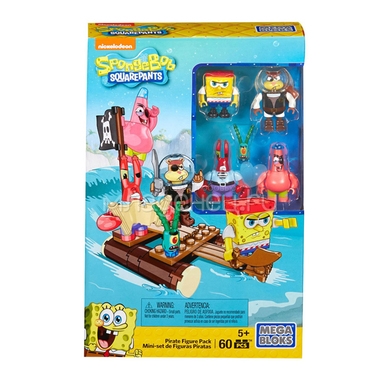 Игровой набор Mega Bloks Spongebob набор Пираты 1