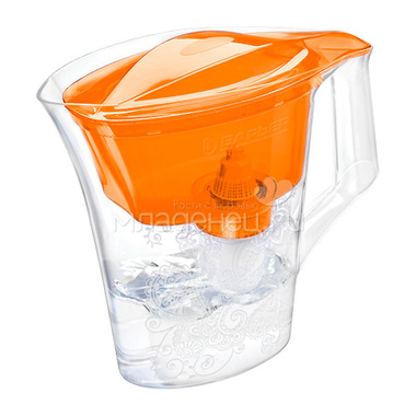 Фильтр-кувшин Барьер для очистки воды "Танго" оранжевый с узором 0