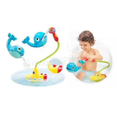 Игрушка для ванны Yookidoo Подводная лодка и Кит 2