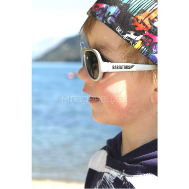 Солнцезащитные очки Babiators Original (0 - 3 лет) Шалун (цвет - белый) 3