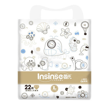 Подгузники Insinse Premium 9-13 кг (22 шт) Размер L 1