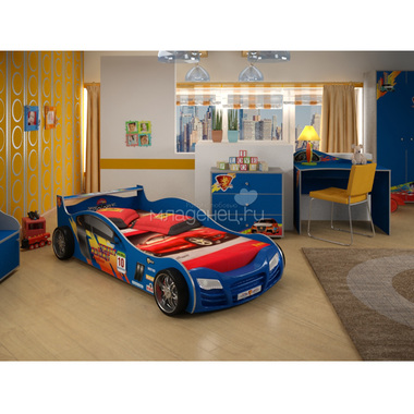Кровать-машинка Grifon Style R800 Mini Синий 1