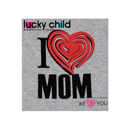 Распашонка Lucky Child "Я люблю маму" 