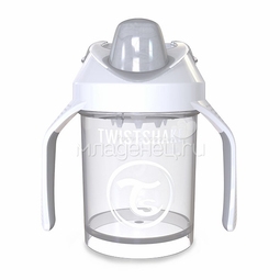 Поильник Twistshake Mini Cup 230 мл (с 4 мес) белый