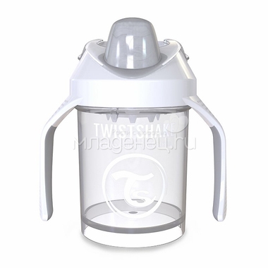 Поильник Twistshake Mini Cup 230 мл (с 4 мес) белый 1