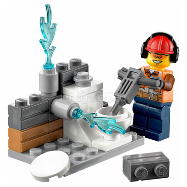 Конструктор LEGO City 60072 Набор для начинающих Строительная команда 3
