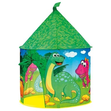 Детская палатка Игровой домик Замок динозаврика 0