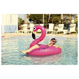 Круг Swim Ring для плавания Розовый Фламинго 120 см