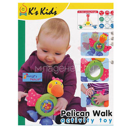 Развивающая игрушка K's Kids Прогулка Пеликана с 6 мес.
