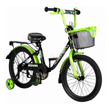 Велосипед двухколесный VeloLider 18" Lider Stark 18U-009 Черный/Зеленый 1