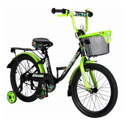 Велосипед двухколесный VeloLider 18" Lider Stark 18U-009 Черный/Зеленый